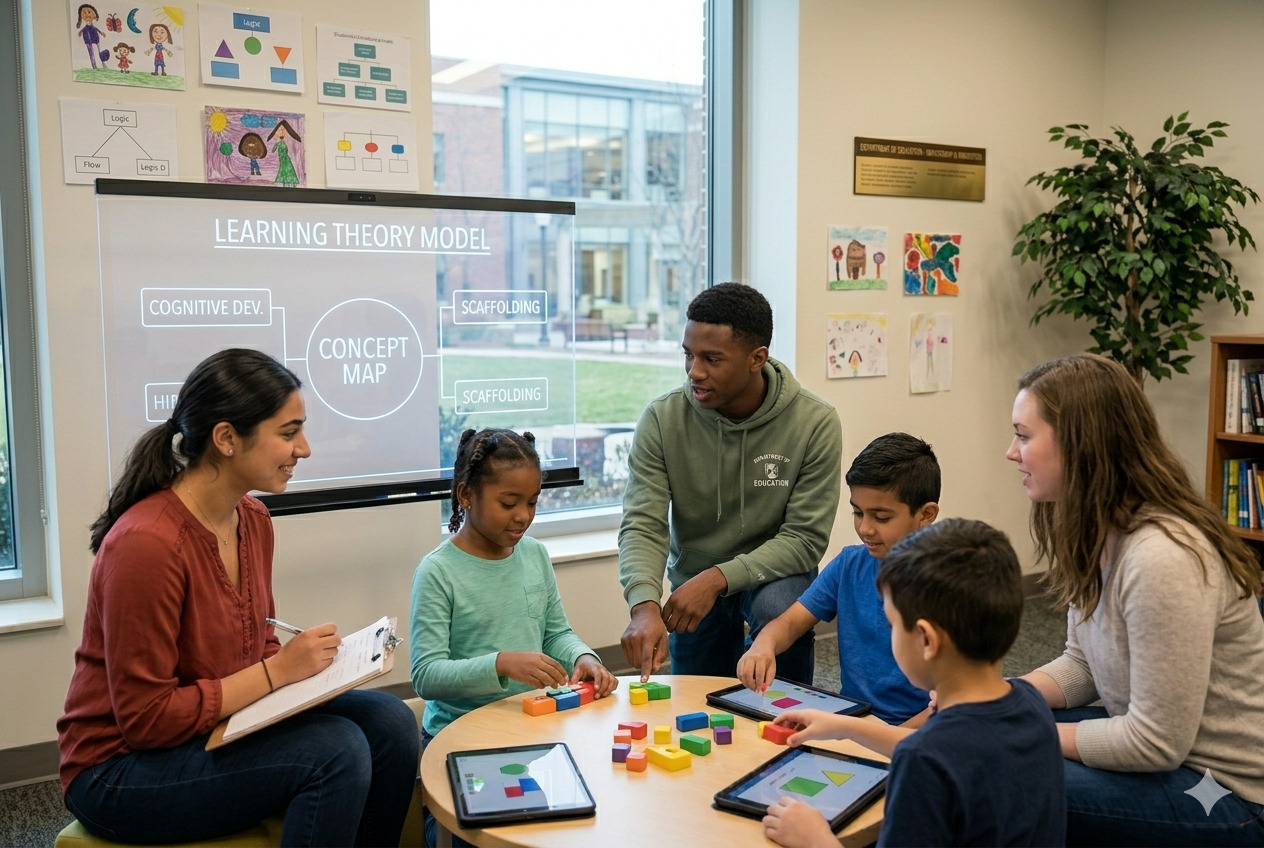 Students engaged in teaching and learning methodologies